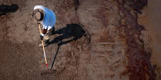 Unless the soil is extremely compacted or wet, the spill will soak directly into the ground. Oil Eating Bacteria Could Help Clean Up The Next Oil Spill