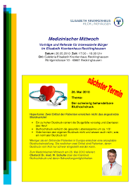 Bluthochdruck birgt viele risiken und ist eine volkskrankheit. Medizinische Mittwoch Am 26 05 10 Ab 17 Uhr