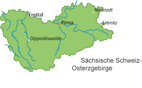 Die basteibrücke in der sächsischen schweiz. Landkreis Sachsische Schweiz Osterzgebirge