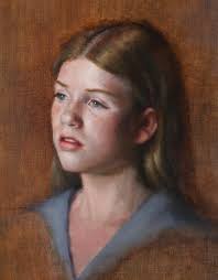 Self portrait oil painting