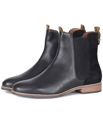 Chelsea boots with elastic gores in the sides and a loop front and back. Women S Barbour Badminton Chelsea Boots Black Leather Suede