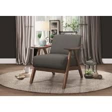 George Oliver Hofstetter Fabric Accent Armchair Upholstery Color Gray Living Room Seating Accent Chairs Comfortable Accent Chairs