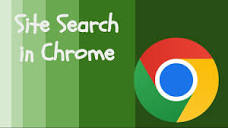 How to set up 'Site search' in Google Chrome - YouTube