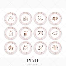 Maybe you would like to learn more about one of these? Instagram Highlight Icons Pink Rose Gold Marble Blog Pixie
