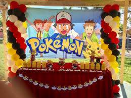Pokemon Birthday Party Decoration By Premierepartydeco Com Pokemon Birthday Party Pokemon Birthday Party Decorations