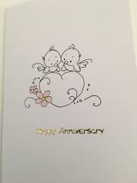 Happy Anniversary Card Hand Drawn By Lilyinnovationdesign On Etsy Card Drawing Happy Anniversary Cards Anniversary Cards