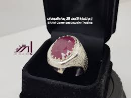 اقتحم عالم النخبة خاتم ملكي ياقوت افريقي طبيعي100 ruby للعرض gemstone jewelry jewelry rings