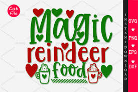 Embedded images ensure that the images are always available to the report, but they cannot be shared. Magic Reindeer Food Svg Graphic By Orindesign Creative Fabrica