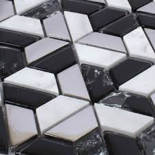 Maybe you would like to learn more about one of these? Bodenbelage Fliesen Edelstahl Marmor Glasmosaik Matte Schwarz Silber Weiss Mosaik Fliesen Metal Neu Heimwerker