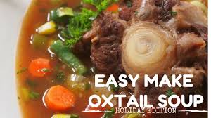 It is reminiscent of what i typically enjoyed. The Ultimate Oxtail Soup Recipe L In Da Kitchen L Holiday Edition Youtube