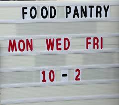 People helping People food pantry...