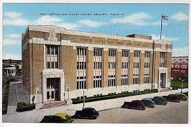 Postcard Post Office Courthouse Abilene Texas Post Office Courthouse Abilene