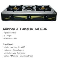 Rinnai rb 713 n (gb) build in hob 3 tungku glass black. Jual Kompor Gas 3 Tungku Rinnai Ri 603e Best Seller Kompor Rinnai Ri 603e Di Lapak Dedekiddies Bukalapak