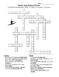 The ball change is found in most dance disciplines, including jazz, tap, lyrical, and hip hop. Basic Jazz Dance Crossword By Public School Dance Shop Tpt