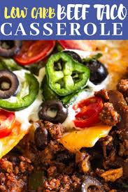 Easy Taco Casserole With Tortillas Rezept Hering