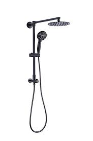 Polaris Retrofit Rain Shower System With Adjustable Handshower Rain Shower Head For Low Ceiling Bathrooms Rain Shower System Shower Systems Bathroom Ceiling
