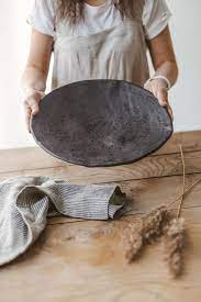 Alaska license plate flag big dipper stars 'the last frontier' random number #. Big Ceramic Platter Is Large Serving Plate Special Gift For Her Fruit Bowl Contemporary Ceramics Etsy Ho Ceramic Platters Pottery Platter Ceramic Tableware