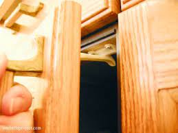 Install the lock on the cabinet door to the level of the lock catch for a seamless look. Babyproofing How To Install Safety Latches On Cupboards