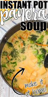 Instant Pot Broccoli Cheese Soup Cheese Soup Easy Cooking Recipes Panera Broccoli And Cheese Soup Recipe