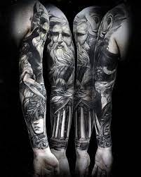 Full collar tattoo timelapse odin with his ravens huginn & muninn. Top 57 Best Odin Tattoo Ideas 2021 Inspiration Guide