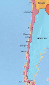 Chile is a country of 16,746,491 inhabitants, with an area of 756,950 km2, its capital is santiago and its time above you have a geopolitical map of chile with a precise legend on its biggest cities, its road. Map Of Chile At 1960ad Timemaps