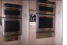 Wall Oven Filler Strip For A 27 Kitchenaid 27 Combination Wall Oven Model Koce507ess Before A Wall Oven Wall Oven Microwave Combo Combination Wall Oven