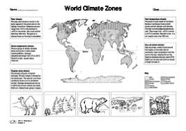 Tell students that in this activity they will learn about five climate zones in the world. World Climate Regions Worksheet Worksheet List