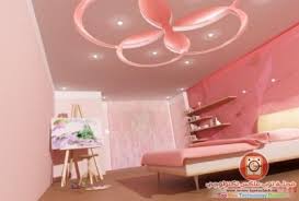 جبس بورد غرف نوم اطفال بنات