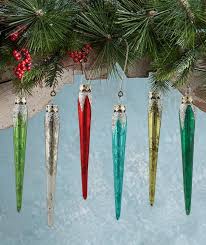Home & garden projects » decor » seasonal decor » christmas decorations ». Mini Jolly Icicle Ornaments Retro Christmas Decorations Bethany Lowe Theholidaybarn Com