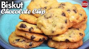 Hari ni saya nak kongsikan resepi biskut coklat cip. Biskut Chocolate Chip Sukatan Cawan Malay Kitchen