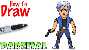 The main character of ernest cline's 2011 novel ready player one (and its film adaptation) names his virtual reality avatar parzival as a reference to percival and to his role in arthurian legend. How To Draw Parzival Ready Player One Youtube