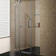 Vigo 54 Inch Frameless Shower Door 3 8 Clear Glass Brushed Nickel Hardware At Menards Frameless Shower Doors Glass Shower Shower Door Installation