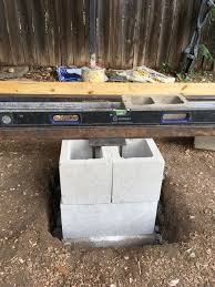 Concrete Pier Mockup For Floor Support For Gear Shed Shed Floor Ideas For Shed Flooring Shed Floor Covering Ideas