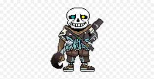 Ink sans by flambeworm370 on deviantart. Ink Sans Battle Sprite Roblox Undertale Ink Sans Sprite Png Free Transparent Png Images Pngaaa Com