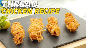 Thread Chicken Crispy Thread Chicken Recipe Noodles Wrapped Chicken Sooperchef Ramzan Recipe Chicken Snacks Iftar Recipes