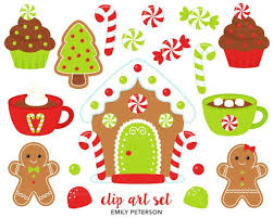 Gingerbread Man Clip Art Christmas Clipart Gingerbread Etsy In 2020 Christmas Clipart Clip Art Gingerbread Man