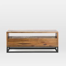 Logan Industrial Storage Coffee Table Natural Coffee Table With Storage Coffee Table Industrial Coffee Table