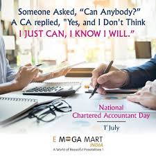 Happy Chartered Accountants Day To All Members Students