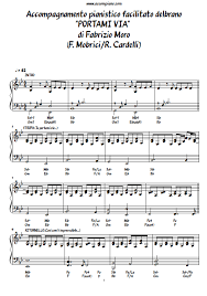 So che lei è un'esperta di arte cinese e si interessa di botanica. Portami Via Fabrizio Moro Spartito Spartiti Musicali Spartiti Di Musica Canzoniere