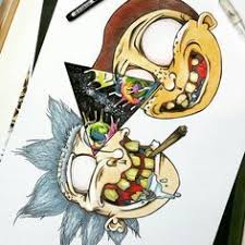 Rick And Morty By That70shippie Rick And Morty Tattoo Rick And Morty Drawing Drawings
