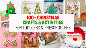 There's nothing more magical than watching your toddler's face light up when they finish creating santa or a tree with these homemade. 100 Christmas Crafts Activities For Kids Happy Toddler Playtime