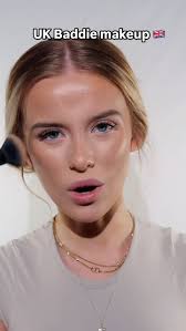 UK Baddie Makeup 🇬🇧 britishmemes chav makeupfunny  makeuptransformation honeyroseloves Products used: @hudabeauty easy blur  shortbread @toofacedlovestheuk born this way concealer in oatmeal  @elfcosmeticsuk instant eye lift brow pencil @hudabeauty ...