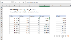 how to use the excel dollarde function exceljet