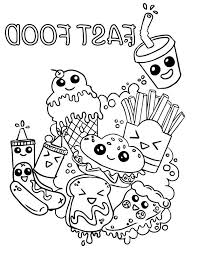 10 Beau De Coloriage De Nourriture Image En 2020 Coloriage Emoji Coloriage Kawaii Dessin Kawaii A Imprimer