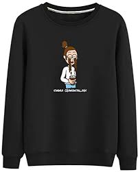 Amazon Com Womens Emma Chamberlain Coffee Slime Crewneck Sweater Clothing