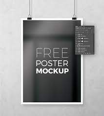 Download Free Poster Mockup Psd On Behance