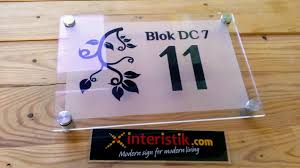 Maybe you would like to learn more about one of these? 20 Ide Nomor Rumah Unik Untuk Dekorasi Rumah Minimalis Interistik Com