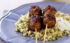 1 préparer la marinade : Couscous Aux Brochettes Marinees Cuisine Marocaine