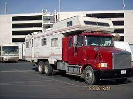 We were invited to tour phil and dee's semi trailer tiny house. Semi Truck Rv Conversion Google Search Rv Makeover Trucks Semi Trucks