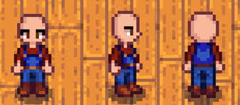 Starting from the top sprite, they. Bald Hair Mod For Stardew Valley Stardew Valley